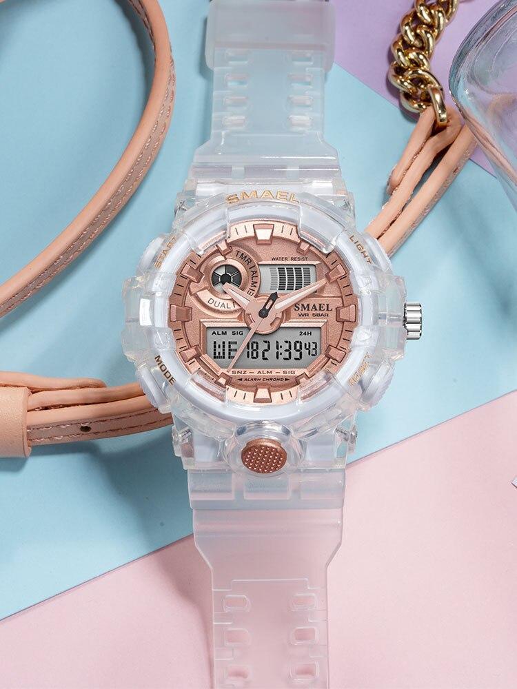Sport Digital Watch for Men and Woman With Luminous Dual Time Waterproof 5 Bar Modern Men's Military Wristwatch WIth Night Mode - SJB-DIAMOND ELITES