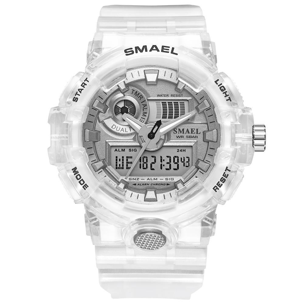 Sport Digital Watch for Men and Woman With Luminous Dual Time Waterproof 5 Bar Modern Men's Military Wristwatch WIth Night Mode - SJB-DIAMOND ELITES