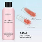 8oz Nail Cleanser 2 in 1 (Poly Nail Extension Gel Slip Solution+Professional Nail Cleanser) Nail Polish Remover Lint-free Slip Lootquake LLC