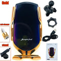Automatic Luxury Modern Car Wireless Charger Infrared Induction Wireless Charger For Phones Sliver/Gold - SJB-DIAMOND ELITES
