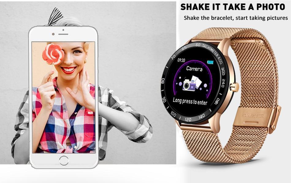 Modern Luxury New Smart Watch For Men and Women LED Color Screen And With Heart Rate Blood Pressure Tracker With  Multi-Function Mode Sport Smartwatch fitness Tracker - SJB-DIAMOND ELITES