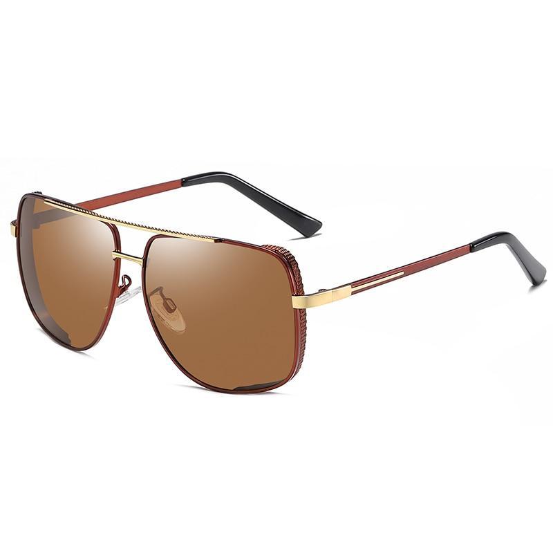 Luxury Elegant Square Polarized Sunglasses Brand Driving Glasses for Men and Boys With UV400 Protection - SJB-DIAMOND ELITES