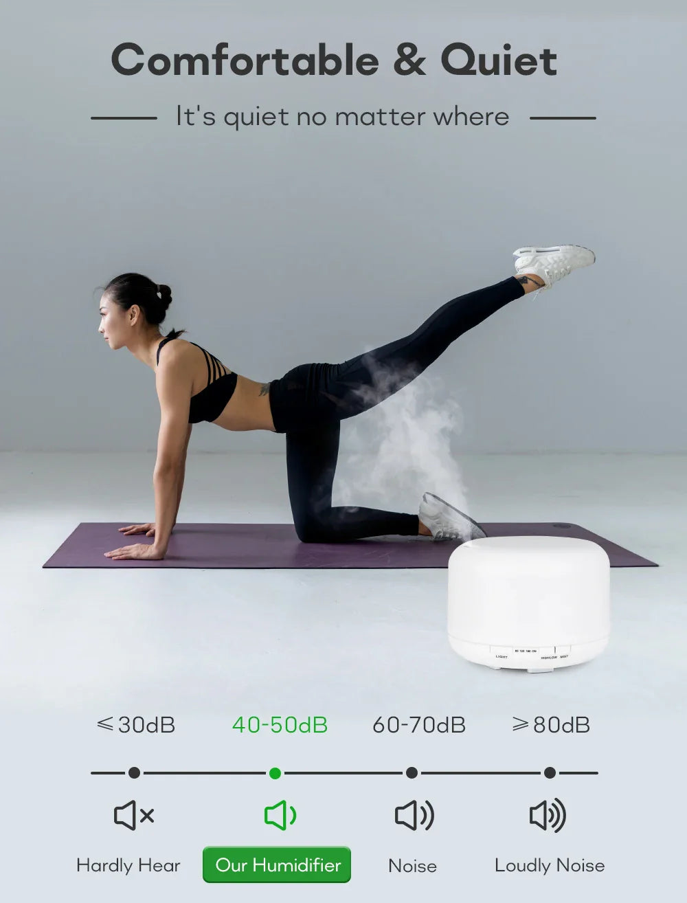 Air Humidifier Essential Oil Diffuser 300ML 500ML 1000ML With Lights Remote Control Ultrasound Electric Aromatherapy Diffuser Lootquake LLC