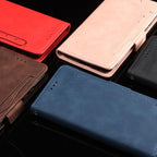 Wallet Cases For iPhone XR Case Magnetic Closure Flip Cover For iPhone X XS Max Leather Card Photo Holder Phone Bags PU Leather Flip Case Cover Stand Pocket for iPhone Stevvex