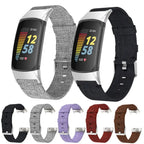 Fitbit Charge 5 6 Nylon Band - Durable Comfortable Strap - SJB-DIAMOND ELITES