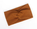 Modern New Trend Girls Winter Autumn Headband Twisted Knotted Soft Elastic Baby Girl Soft Elastic Turban Headband For Girls