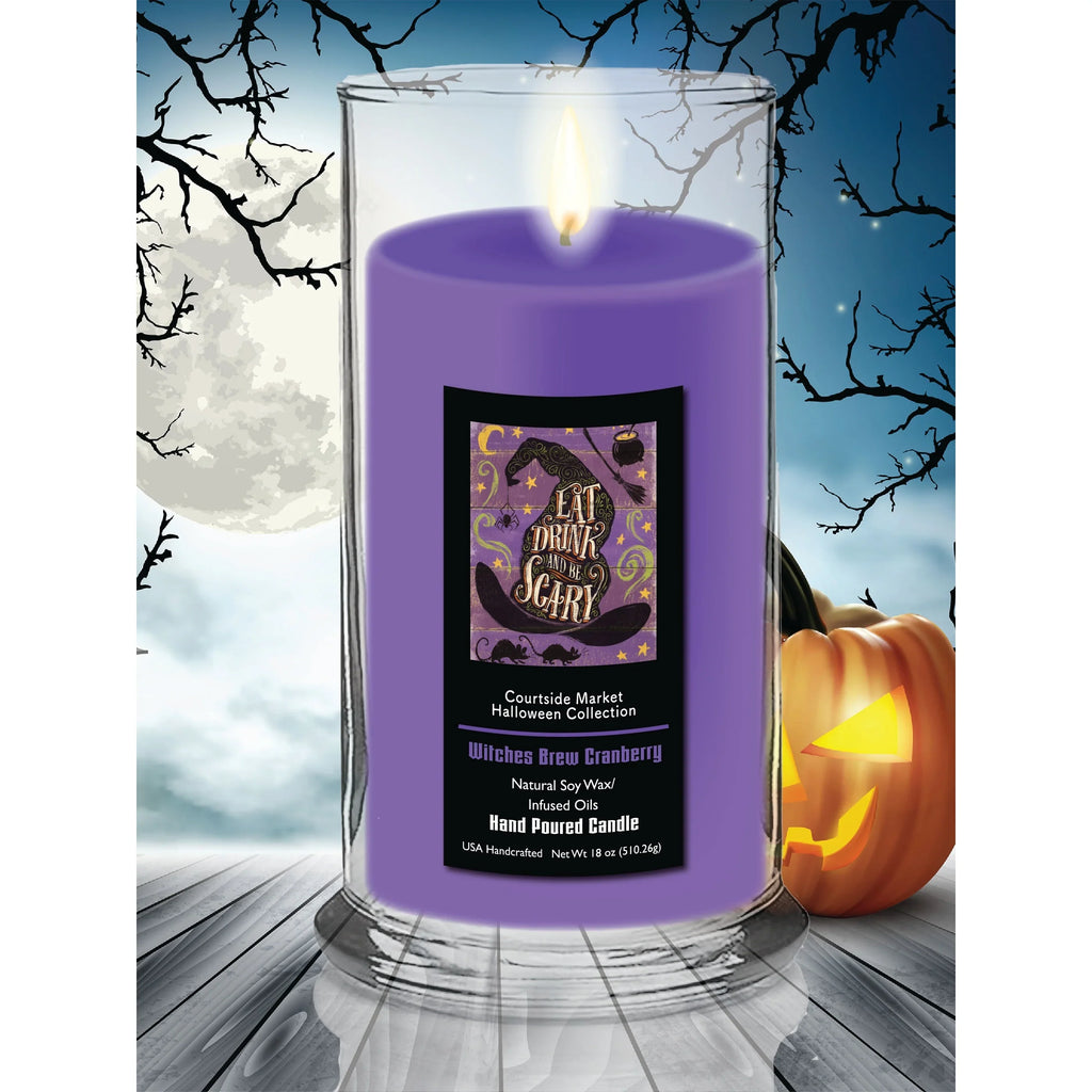TD Courtside Market Custom Scented Candle Fright Night II Status Glass for Spa or Valentine's Day Handmade Wax Product Lootquake LLC