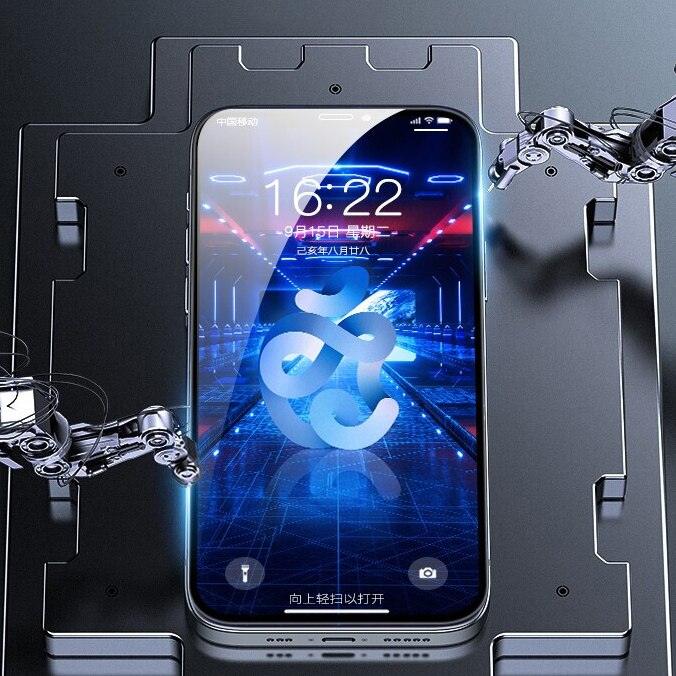 3PCS New Tempered Glass Screen Protectors For iPhone 12 12 Max/12 Pro Front film iPhone X 6/6s 7 8 11 Pro Max Screen Protector Tempered Glass Film Screen Protector For iPhone Stevvex