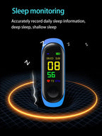 Proffesional Smart Sport Watch With  Band Blood Pressure Monitor and Bracelet M3Plus Wristband for Men and Women In Modern Design - SJB-DIAMOND ELITES