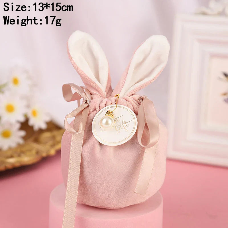 Cloth Easter Bags Cute Bunny Gift Packing Bags Wholesale Rabbit Chocolate Candy Bags Wedding Birthday Party Decoration 2025 New Lootquake LLC