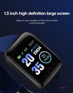 Stevvex D13 Smart Watches 116 Plus With Heart Rate Watch Smart Wristband Sports Watches With Waterproof Protection For Android Sistems - SJB-DIAMOND ELITES