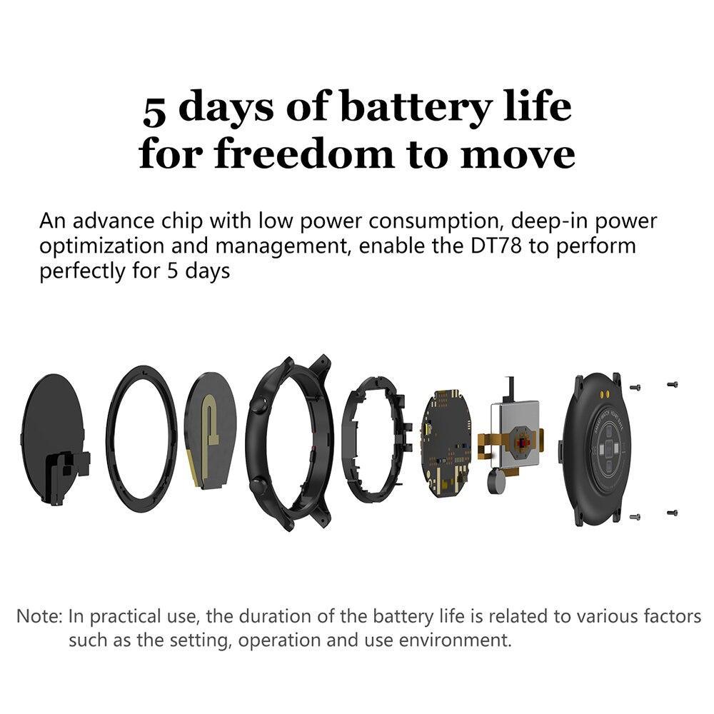 Modern Full Round Touch Display Smart Watch for Men In Business Luxury Style With IP68 Waterproof Protection and Heart Rate Blood Pressure Monitor 5 Days Standby Smartwatch - SJB-DIAMOND ELITES