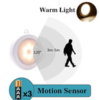 STEVVEX latest 2020 Night Lamps With active Motion Sensors  Warm/White Night Lights easily accessible in home as kids Night Light as for Kitchen/ Cabinet/ Wardrobe with functional purposes - SJB-DIAMOND ELITES