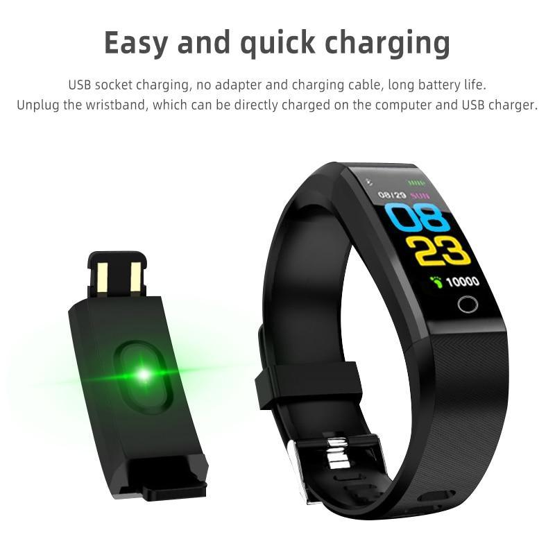 New Smart Watch For Men and Women  With Heart Rate Monitor and Blood Pressure Fitness Tracker Smartwatch Sport Watch For IOS and Android Sistem - SJB-DIAMOND ELITES