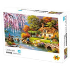 1000pcs Puzzles Wooden Assembling Picture Landscape Puzzle Toys For Adults Childrens Kids Games Educational Toy