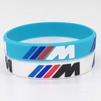 Hologram Bracelet ///M Sport M Power Black White Silicone Wristband Bangle for Auto Club Fans M3 M5 M6 3/5/7 Series - SJB-DIAMOND ELITES