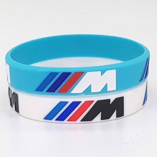 Hologram Bracelet ///M Sport M Power Black White Silicone Wristband Bangle for Auto Club Fans M3 M5 M6 3/5/7 Series - SJB-DIAMOND ELITES