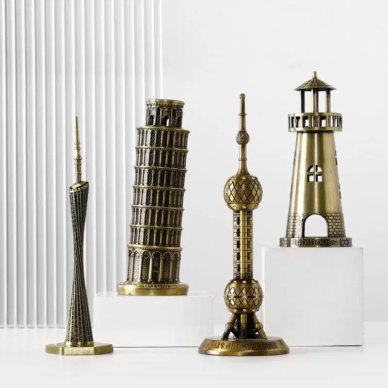 Statue of Liberty Graduation Gift Desktop Creative Home Living Room Decoration Ornaments Room Wine Cabinet Pisa Tower Crafts Lootquake LLC