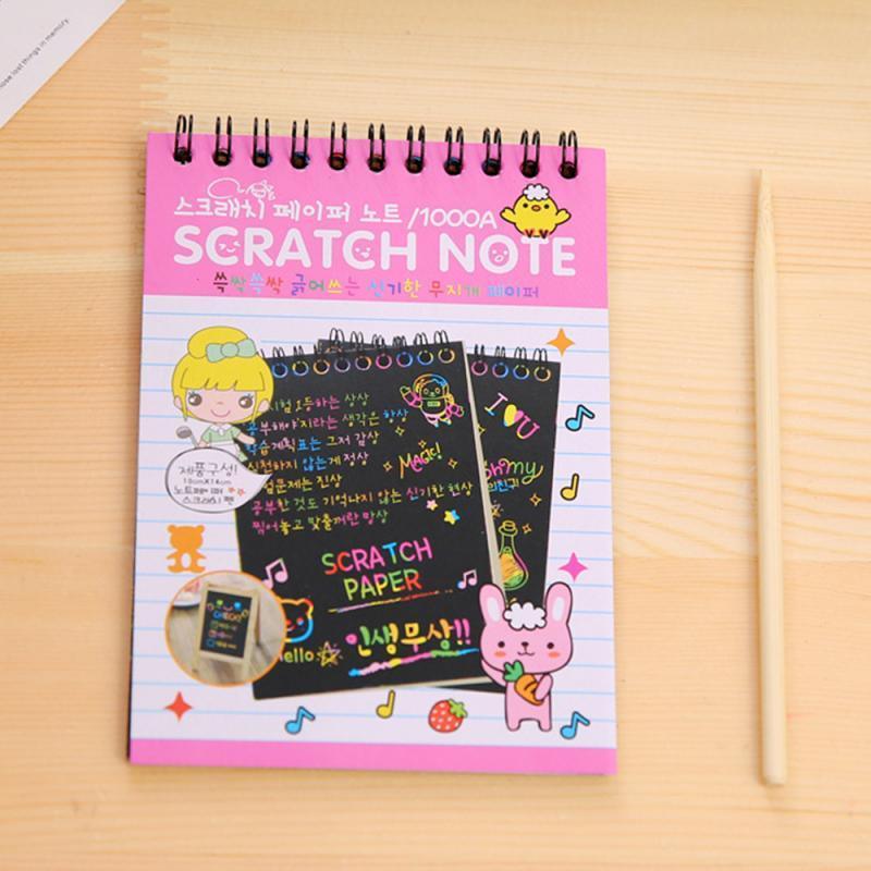 Kids Drawing Toys Scratch Paintings Magic Art Drawings Baby Educational Magic Books Child Birthday Gifts - SJB-DIAMOND ELITES