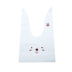 Hot Sale 20 / Batch Cute Rabbit Carrot Ear Biscuit Bag Candy Biscuit Gift Bag Snack Baking Packaging Supplies Easter Decoration Lootquake LLC