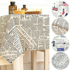 Newspaper Printed Fabric Quilting Cloth Cotton Linen For DIY Sewing Tablecloth Cushion Placemat Storage Bag Handicraft Materials Lootquake LLC