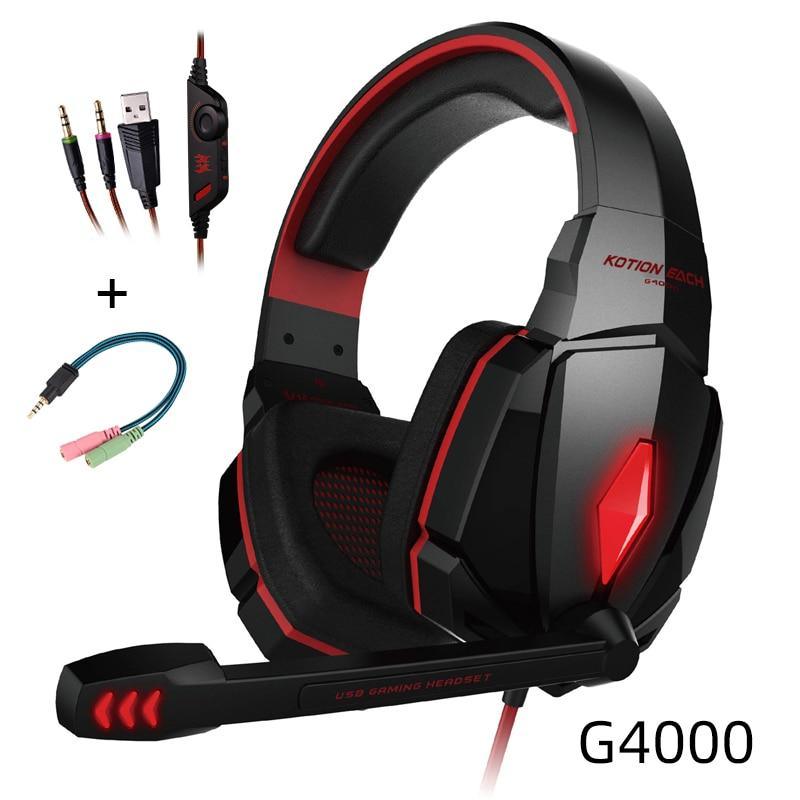 Modern Luxury Gaming STEVVEX Headset over-ear Game Earphones Wired gaming headset microphone Deep bass stereo headphones for PC and GAming - SJB-DIAMOND ELITES