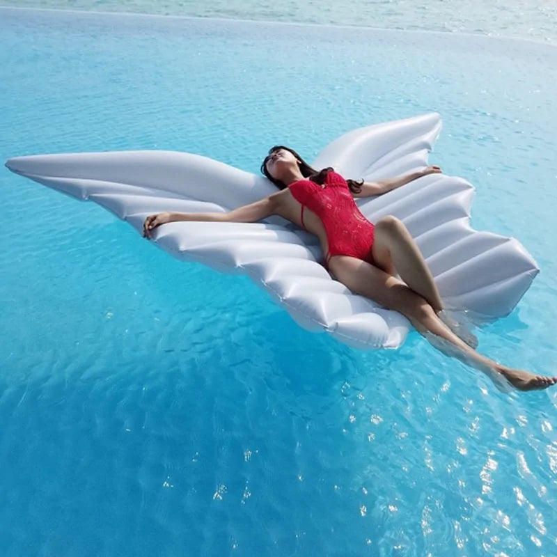 Giant Butterfly Wings Inflatable Pool Floating Air Mattress Pi-Mart