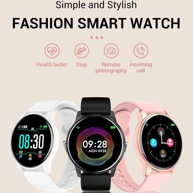 New Smart Unsiex Luxury Watch For Men and Women With 1.3 Color Screen and Heart Rate Blood Pressure For Sport Multifunctional Waterproof Smartwatch - SJB-DIAMOND ELITES