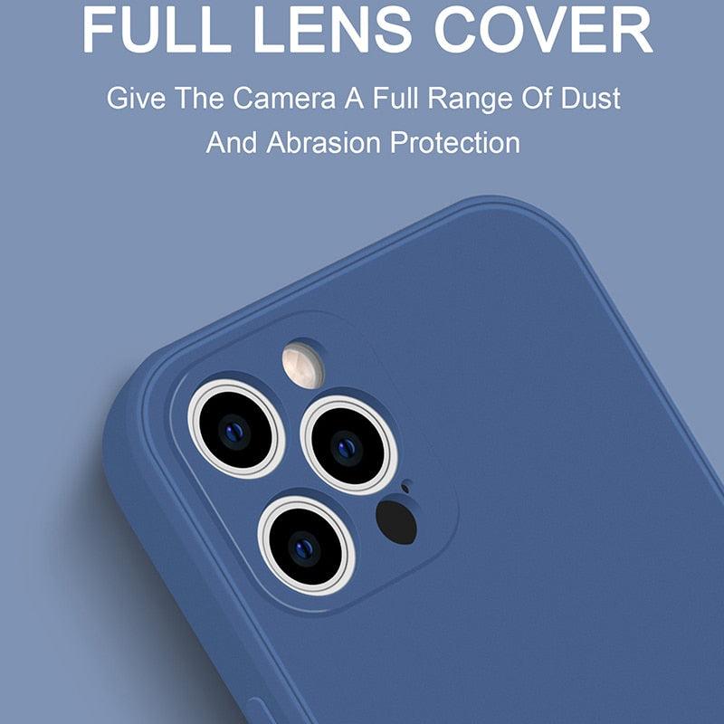 Simple Wallet Case For iphone Silicone Case For iphone 13 12 11 Pro Max Mini With Card Holder Cover Classic Silicone Full Protection Anti-Scratch Shockproof Case Stevvex