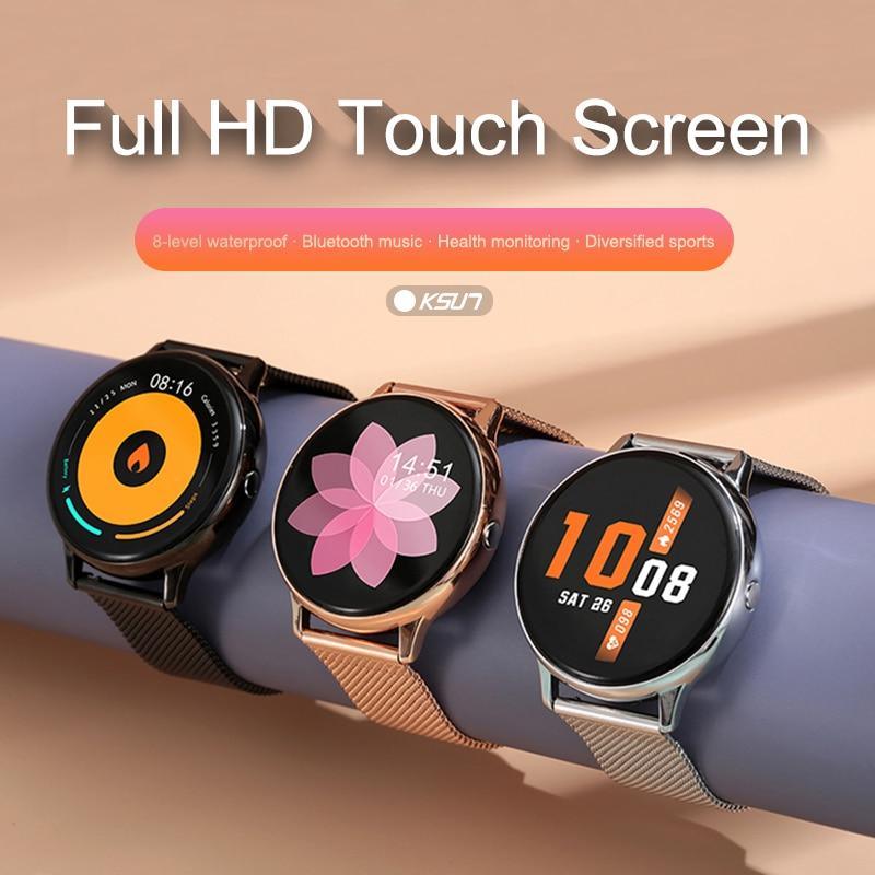 NEW Luxury Elegant Woman Bluetooth Android/ios Waterproof GPS Smart Watch With Touch Screen Sport Health Multifunctional Smart Watch - SJB-DIAMOND ELITES