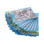 Interesting 10PCS Patterned Scratch Art Paper Magic Painting Paper With Drawing Stick Kids Toy Education Drawing Toys For Children - SJB-DIAMOND ELITES