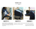 Wearable Plaid Fleece Blanket Polyester Blanket with Button Winte Warm Throws on Sofa Bed Travel Thicken Bedroom Plaids  Blanket