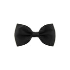 Colorful Mini Bow Tie Hair Clip Small Sweet Solid Ribbon Bow Safety Hair Clips Hairpins Baby Girl Hair Accessories