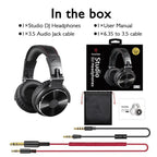 Proffesional Studio Luxury STEVVEX  Headphones Hifi Studio DJ Headphone Wired Monitor Music Gaming Headset Earphone For Phone Computer PC With Mic - SJB-DIAMOND ELITES