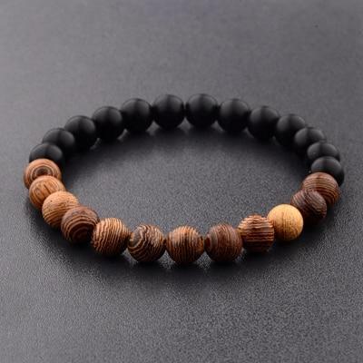 Lava Stone Men Wrist  Bracelet Natural Moonstone Bead Tibetan  Chakra Diffuser Bracelets For Men Jewelry Cool Gifts - SJB-DIAMOND ELITES