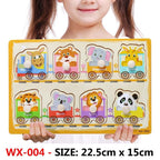 New Hand Grab Board Wooden Puzzle Toys for Children Cartoon Animal Fruit  Kids Baby Early Educational Learning Toy - SJB-DIAMOND ELITES