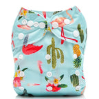 Baby Pocket Cloth Diaper Nappy Reusable Adjustable Washable No Inserts Nappie For Baby In Modern Printed Style