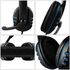 Gaming Headphones 3.5mm Wired Game Headset Noise Canceling Earphone with Microphone Volume Control for PC Laptop Smart Phone - SJB-DIAMOND ELITES
