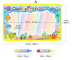 Magic Water Painting Drawing Mat & 2 Pens Doodle Board Coloring Books for Kids Children Educational Toys - SJB-DIAMOND ELITES