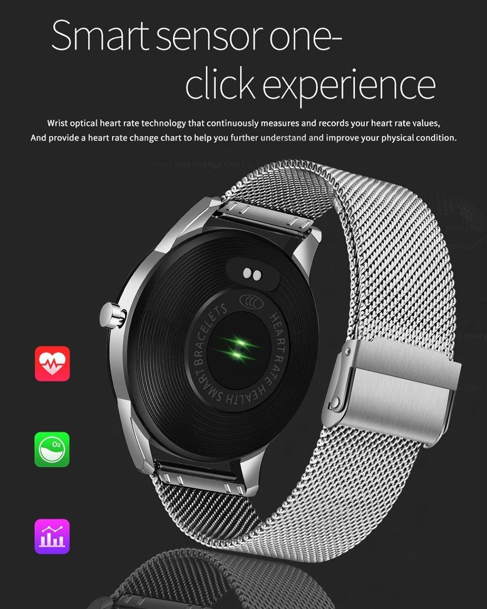 Modern Luxury New Smart Watch For Men and Women LED Color Screen And With Heart Rate Blood Pressure Tracker With  Multi-Function Mode Sport Smartwatch fitness Tracker - SJB-DIAMOND ELITES