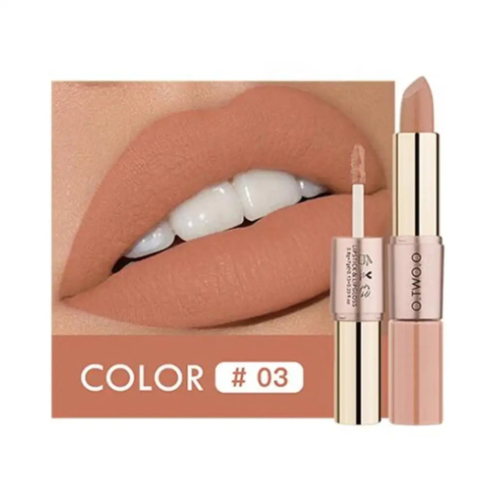 O.TWO.O 12 Colors Makeup Lipstick Lip Gloss Sexy Red Lip Stick Waterproof Moisture Lips Cosmetics Matte Lipsticks Lootquake LLC