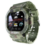 Ocean Army Smart Watch For Menand Woman For  Fitness and Sport With Tracker Blood Pressure Message Push Heart Rate Monitor and Clock Smartwatc For Android - SJB-DIAMOND ELITES