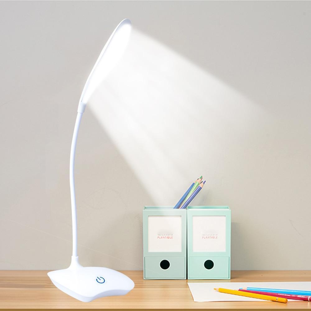 STEVVEX Reading Table Lamp LED Stand Desk Lamp With Rechargeable Battery Levels Brightness Study Reading Desk Lamp For Student Office - SJB-DIAMOND ELITES