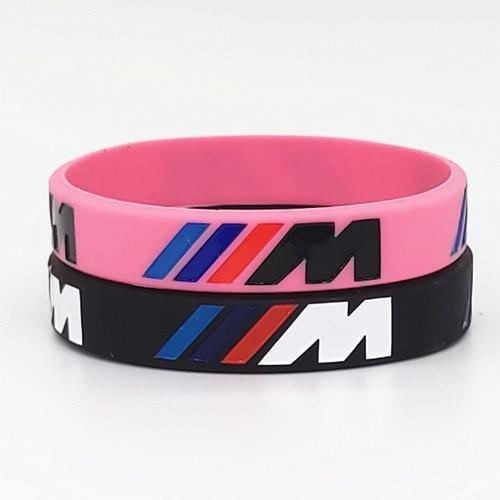 Hologram Bracelet ///M Sport M Power Black White Silicone Wristband Bangle for Auto Club Fans M3 M5 M6 3/5/7 Series - SJB-DIAMOND ELITES
