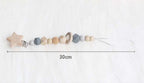 Modern Wood Pacifier Clip Chain Holder Nipples Pacifier Clips Pacifier Teether Teething Toy Cartoo Wooden Bracket For Pacifier For Kids