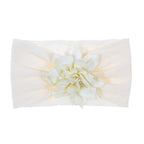Cute 1PCS Baby Girls Lotus Flower Nylon Headband Knot Elastic Newborn Toddler Headwraps Kids Hair Accessories Gifts