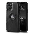 Ultra Thin Slim Leather Phone Case For iPhone 13 Pro Max 12 Pro Max 14 Shockproof Bumper Soft Business Back Cover Back Cover Case Shockproof Camera and Screen Protection PU Leather Case for iPhone Stevvex