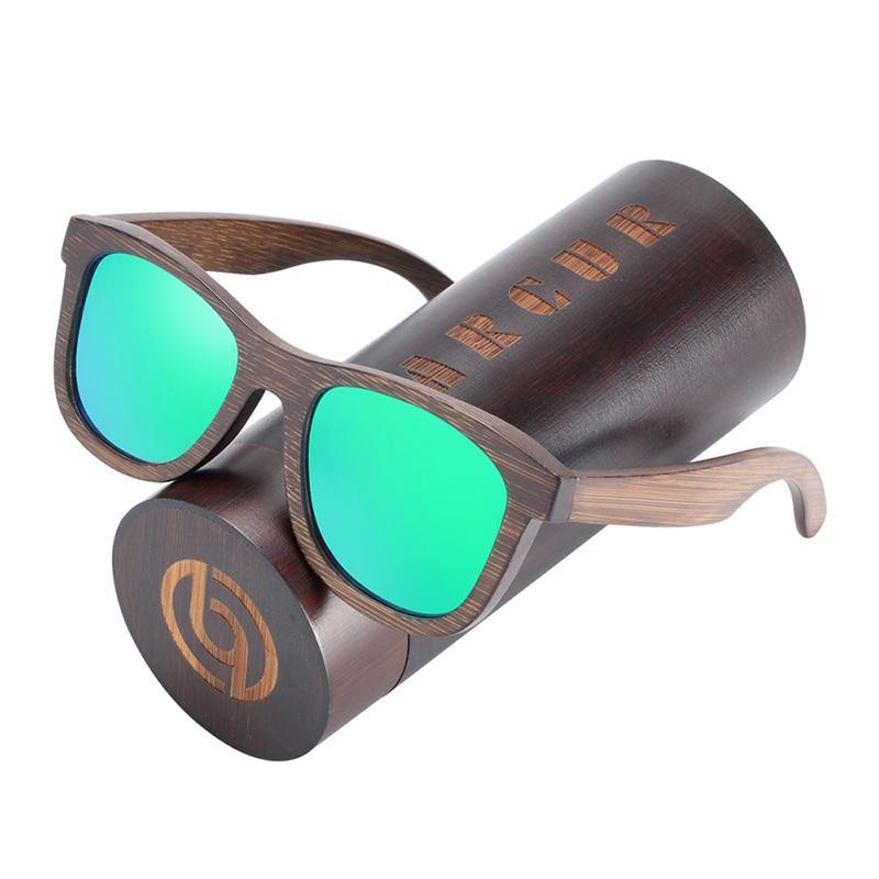 New Elegent Natural Wooden Sunglasses Polarized Men Handmade Bamboo Sunglasses for Women For Women and Men With UV400 Protection - SJB-DIAMOND ELITES