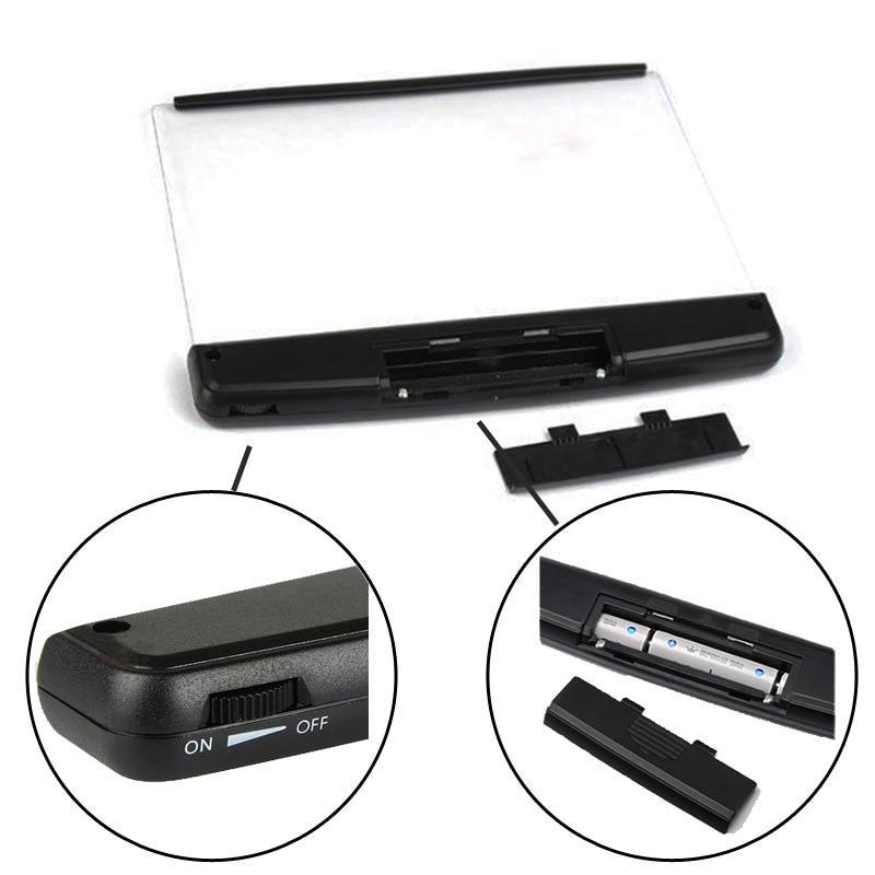 Modern Flat Plate LED Book Light Reading Night Light Portable Travel Led Desk Lamp Eye Protect for Reading books - SJB-DIAMOND ELITES