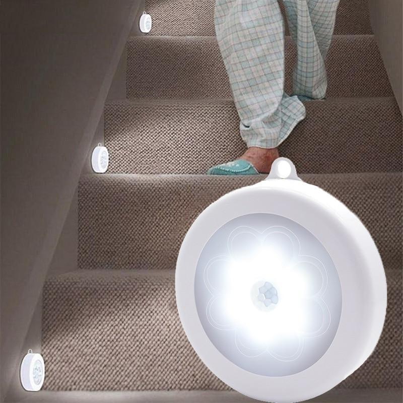 STEVVEX latest 2020 Night Lamps With active Motion Sensors  Warm/White Night Lights easily accessible in home as kids Night Light as for Kitchen/ Cabinet/ Wardrobe with functional purposes - SJB-DIAMOND ELITES